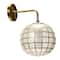 Hello Honey® 13" Metal Princess Capiz Wall Lamp